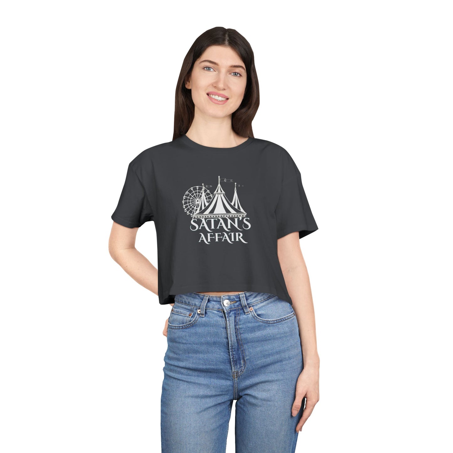 Sibby Dark Crop Tee