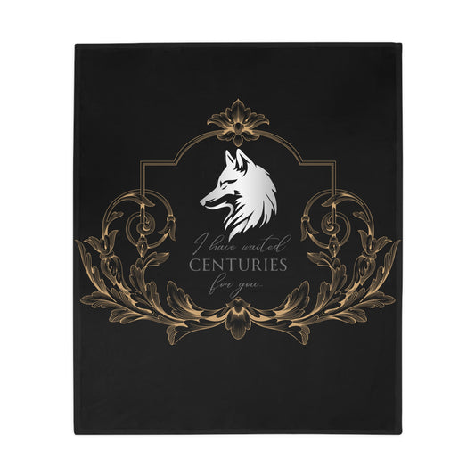 Officially Licensed Anassa Centuries Plush Fleece Blanket - Black