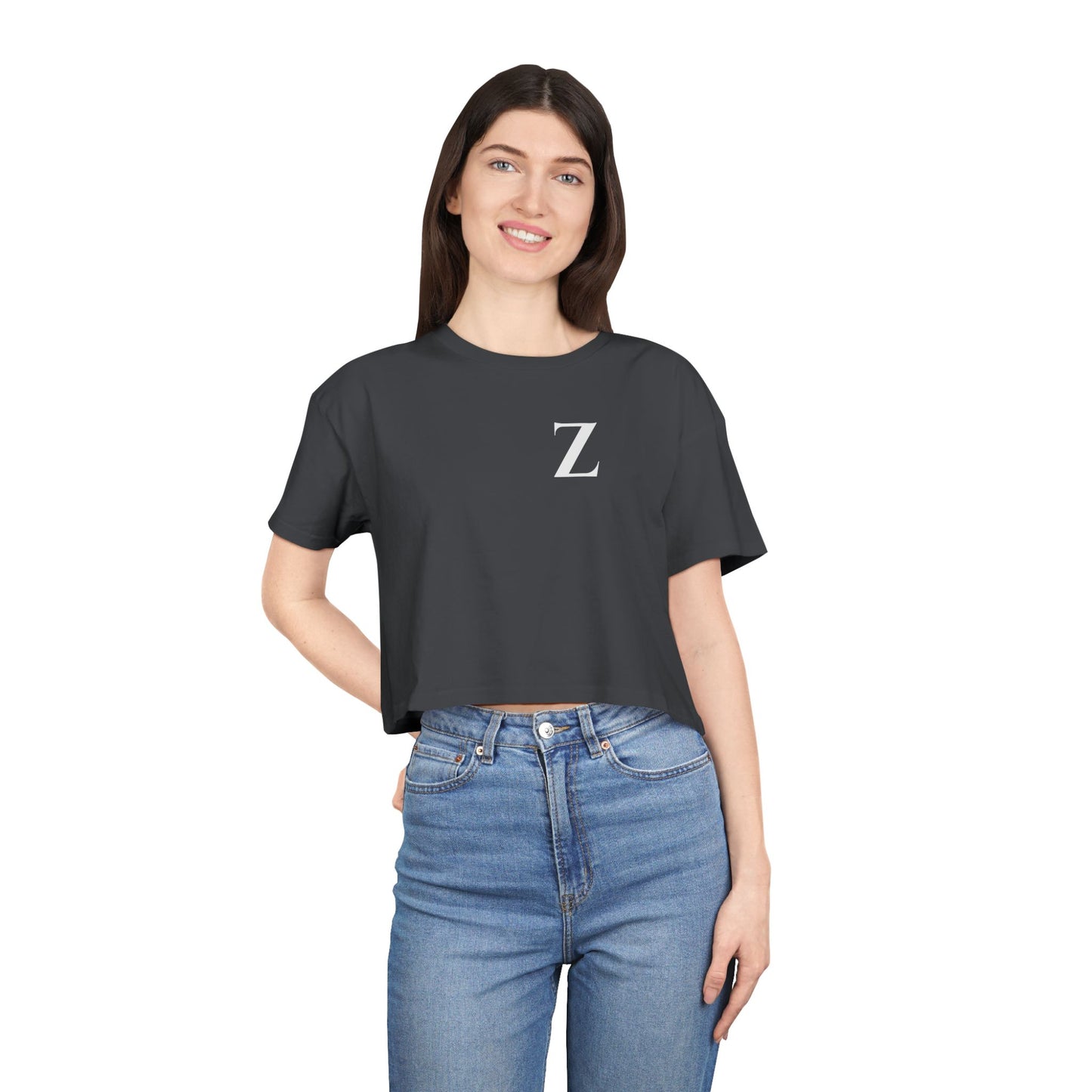 Meadows Baby Dark Crop Tee