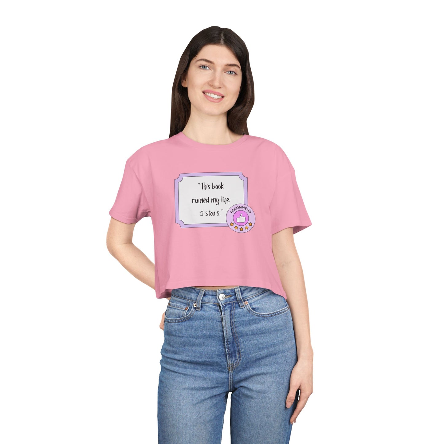 This Book Ruined My Life Crop Tee