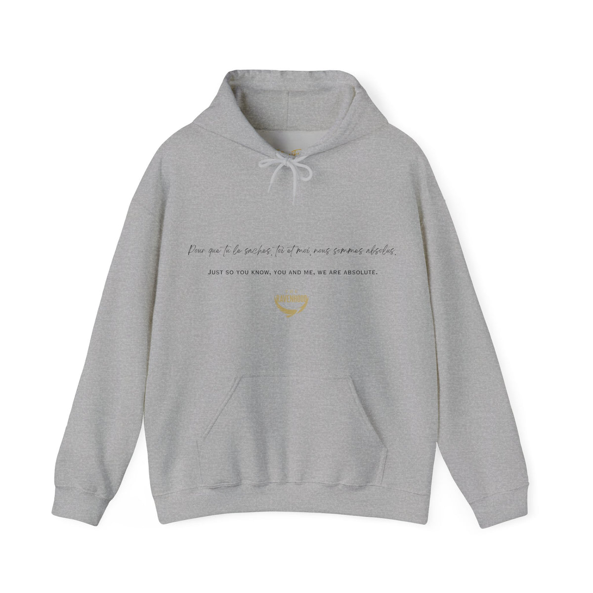 Officially Licensed French Tobias Black Script Hoodie