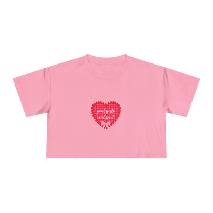 Good Girls Read Smut Crop Tee