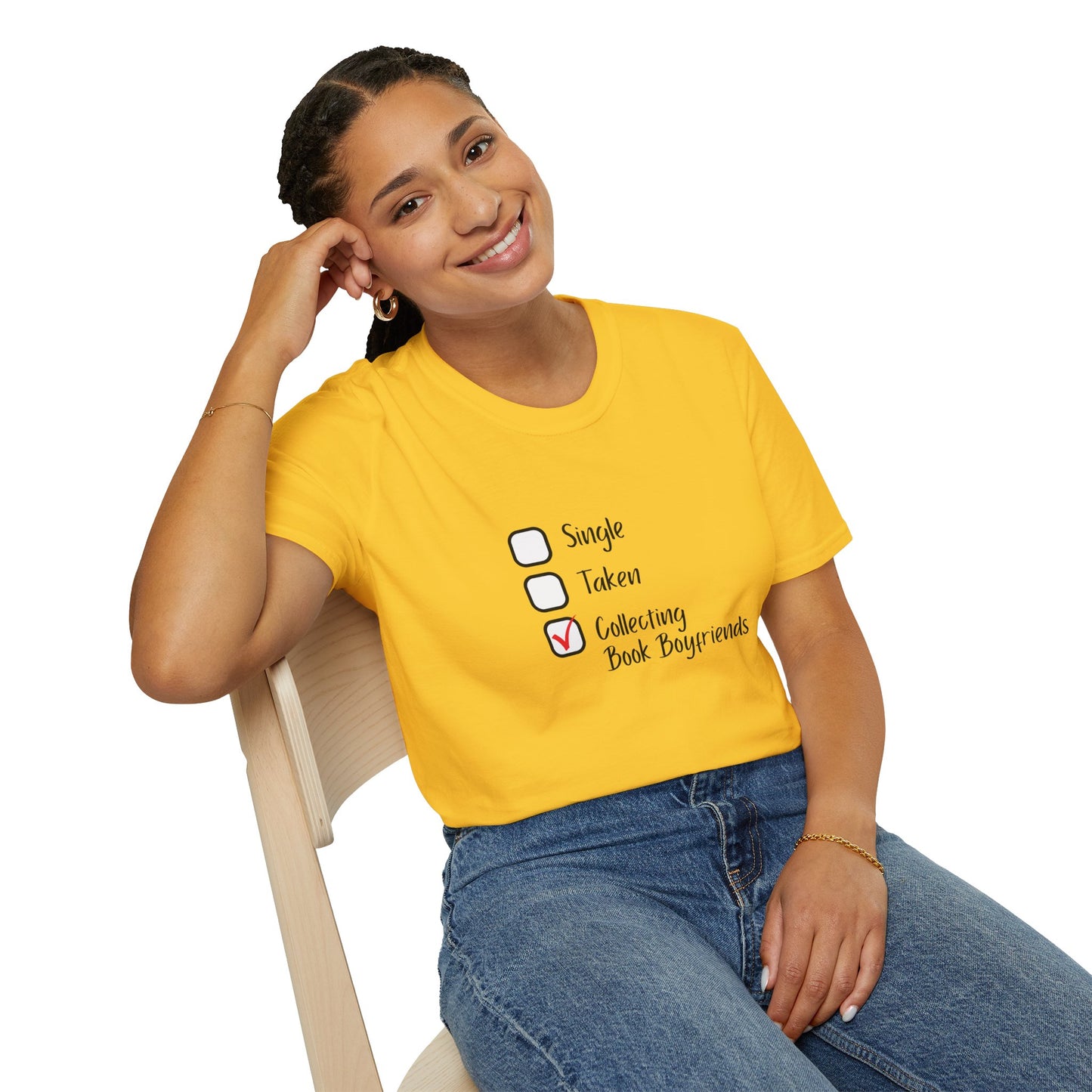 Collecting Book Boyfriends Cotton T-Shirt