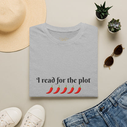 I Read For The Plot Cotton T-Shirt