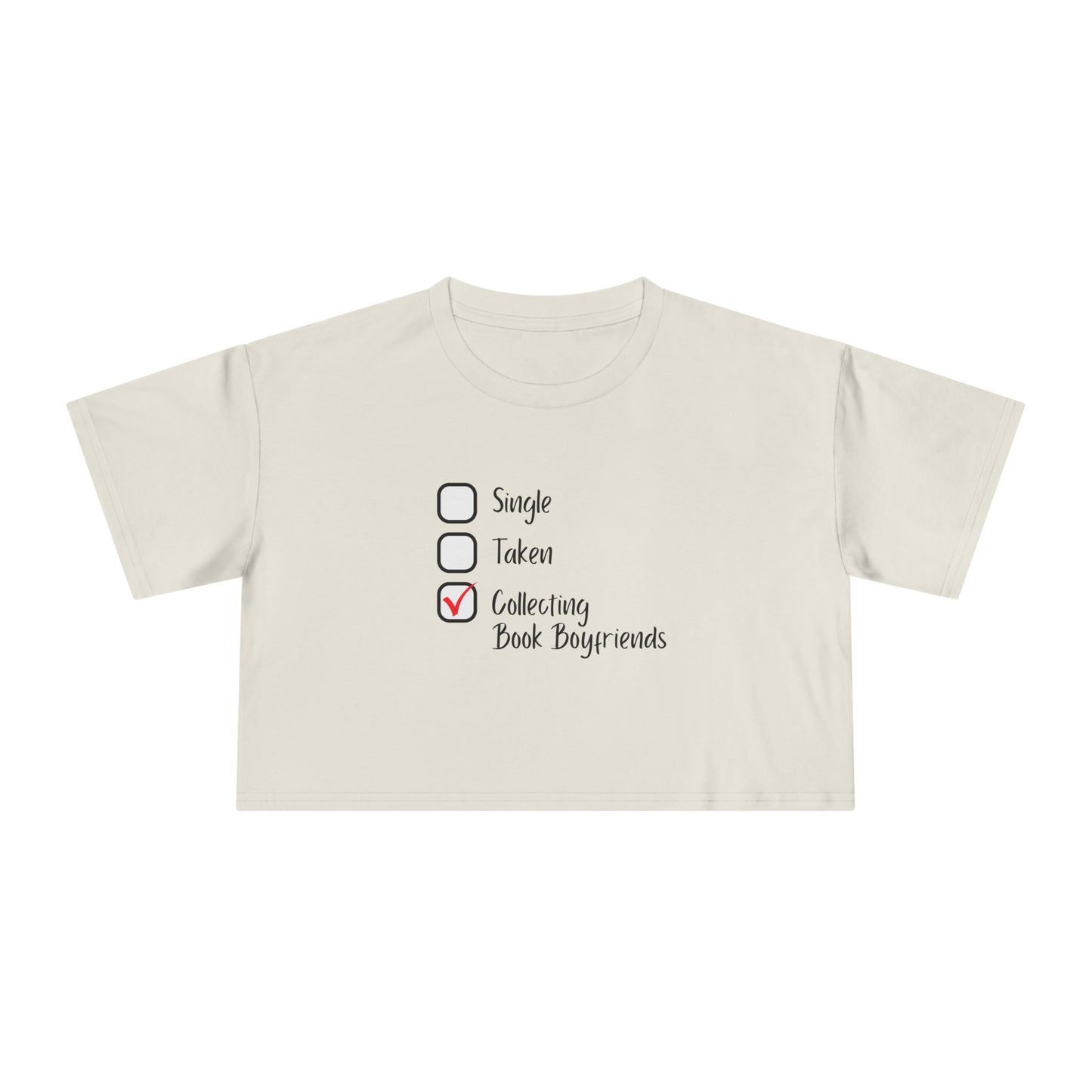 Collecting Book Boyfriends Crop Tee
