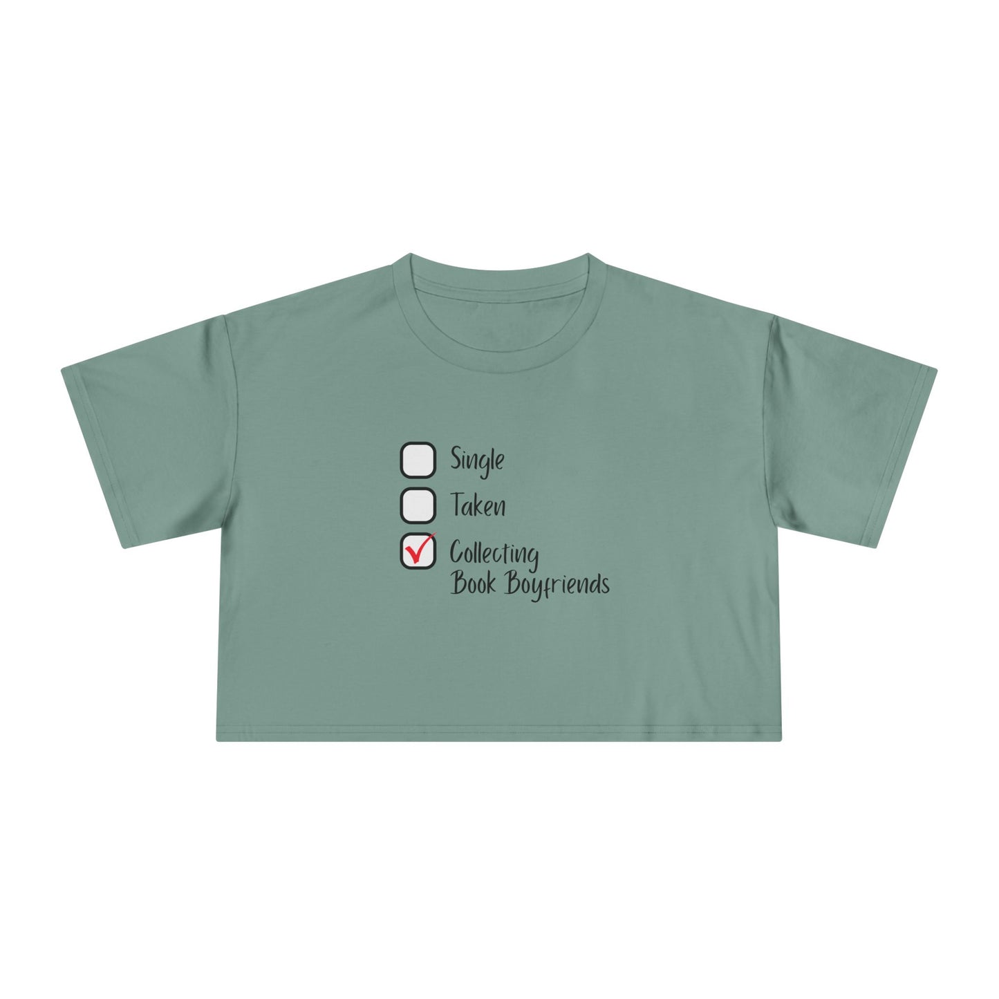 Collecting Book Boyfriends Crop Tee