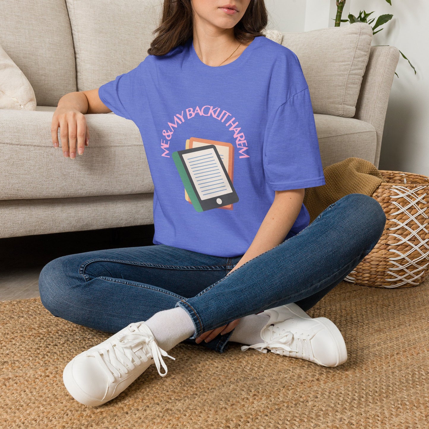 Backlit Harem Cotton T-Shirt