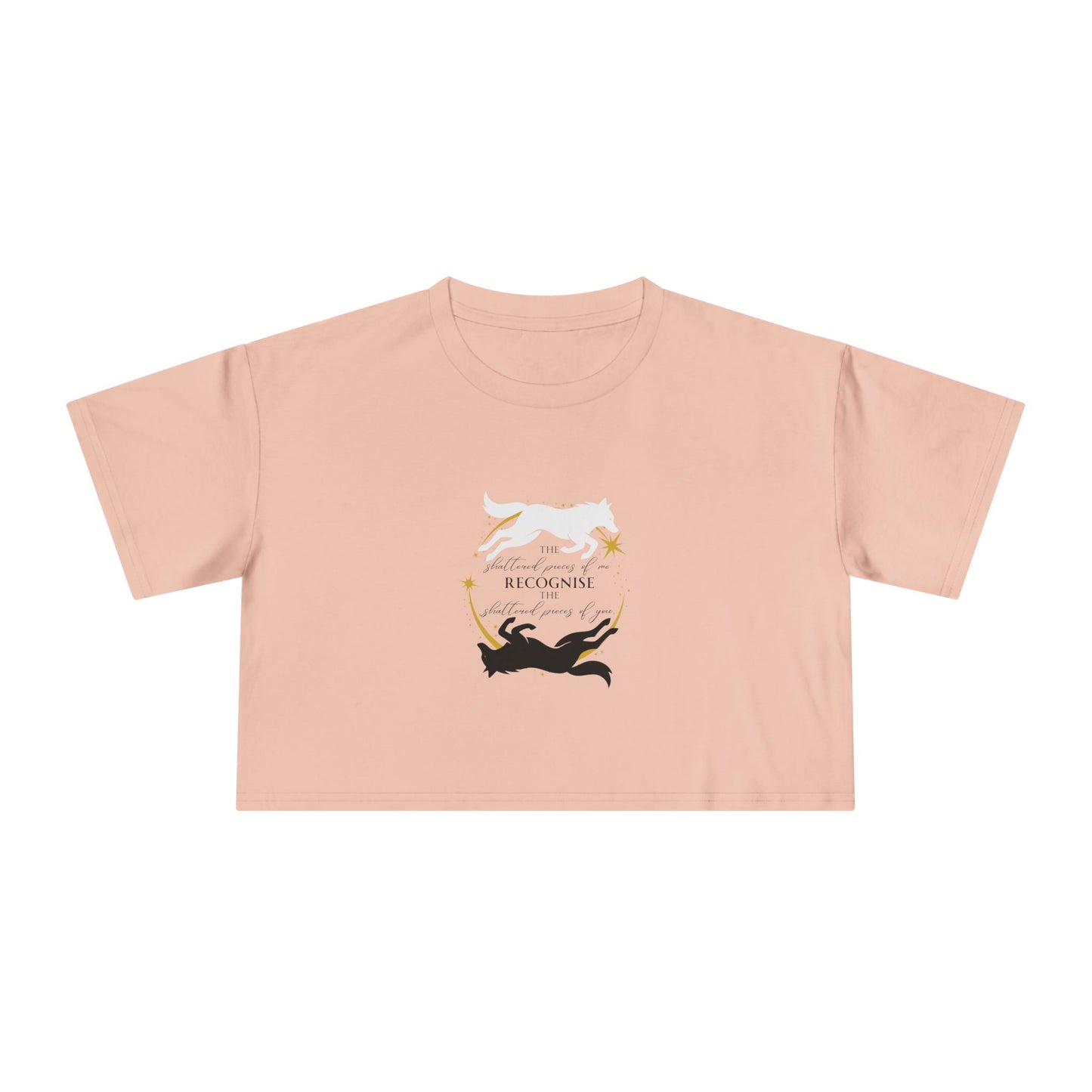 Officially Licensed Shattered Pieces Crop Tee