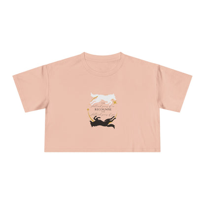 Officially Licensed Shattered Pieces Crop Tee