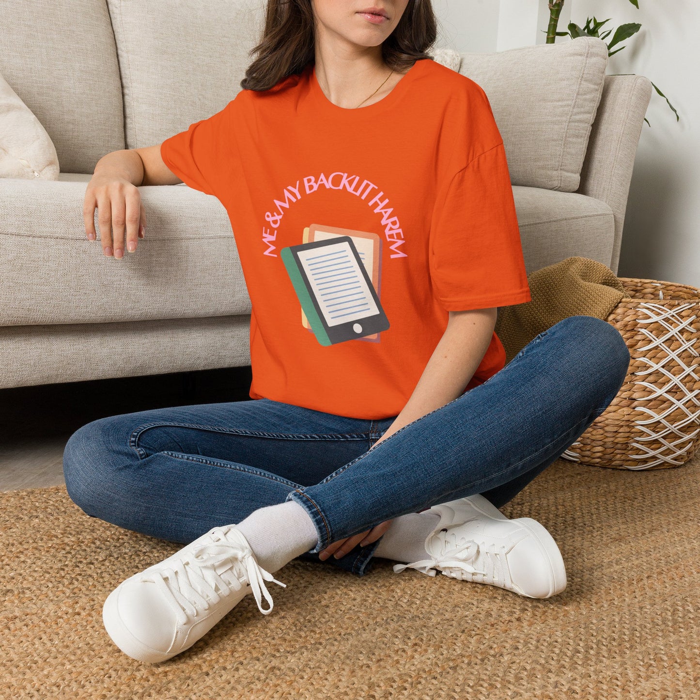 Backlit Harem Cotton T-Shirt