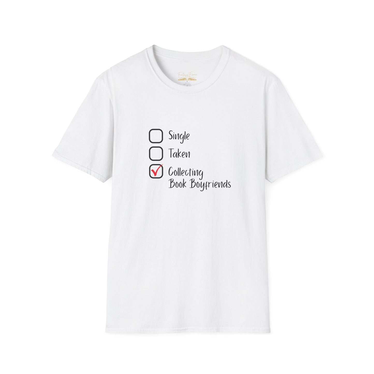 Collecting Book Boyfriends Cotton T-Shirt