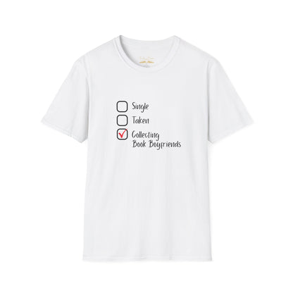 Collecting Book Boyfriends Cotton T-Shirt