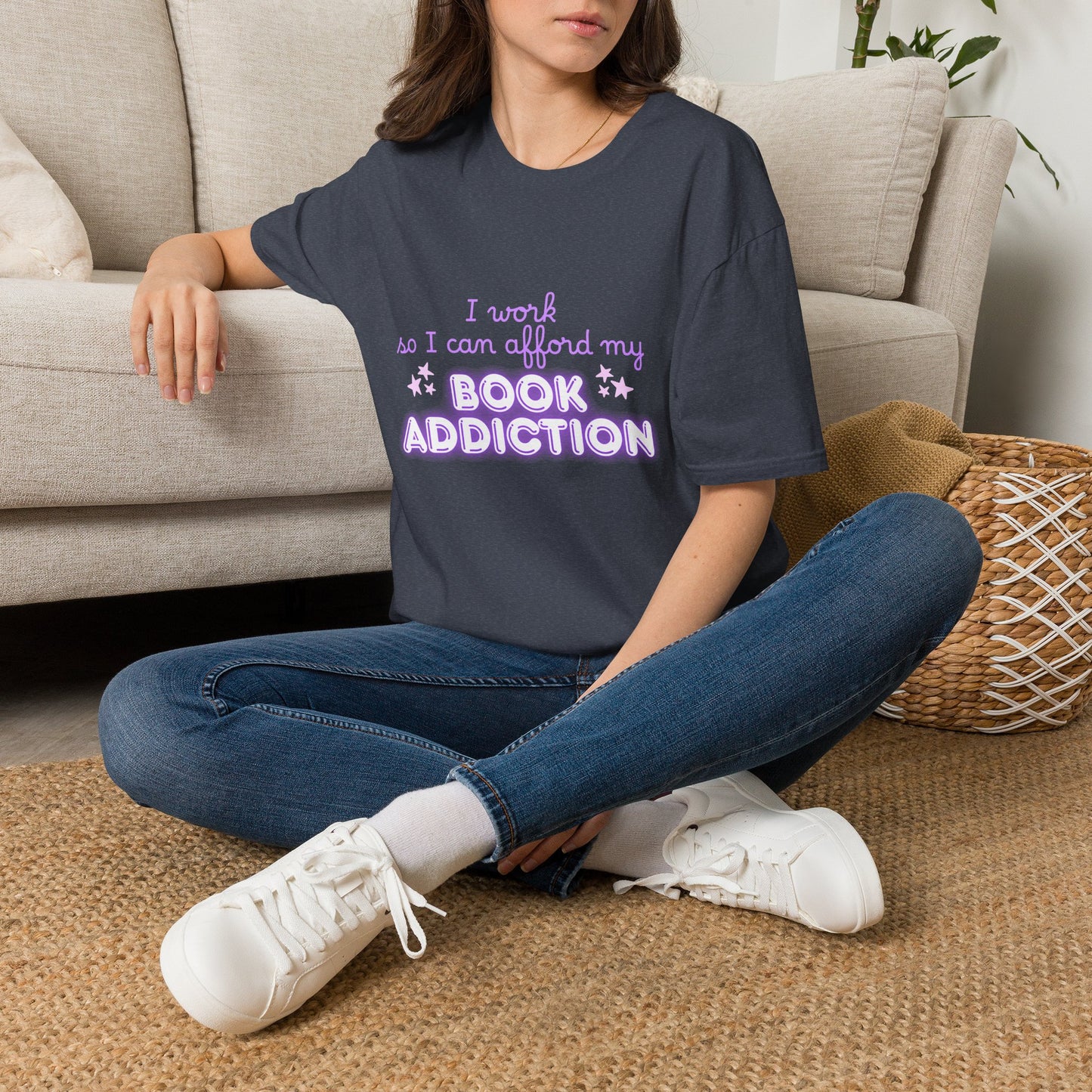Book Addiction Cotton T-Shirt