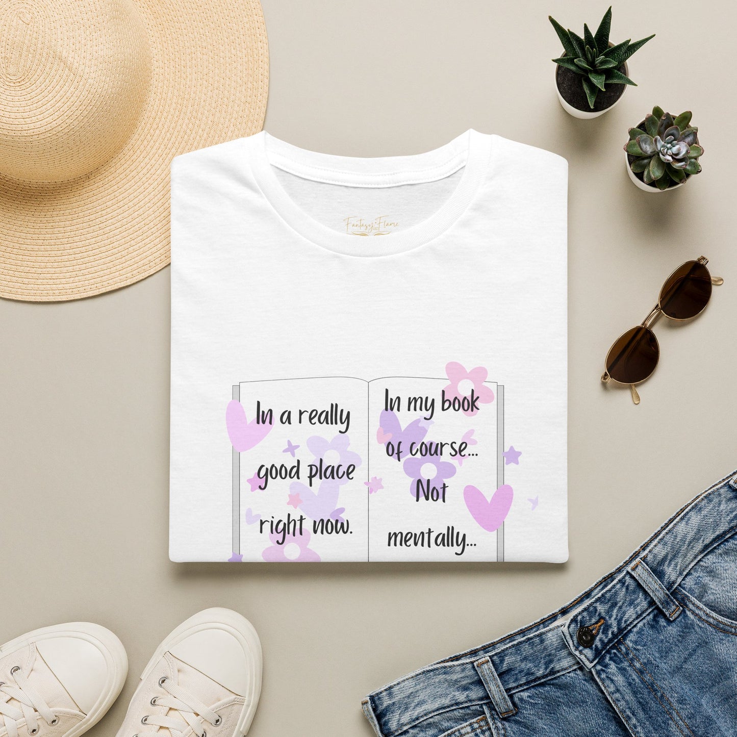 In A Good Place Cotton T-Shirt