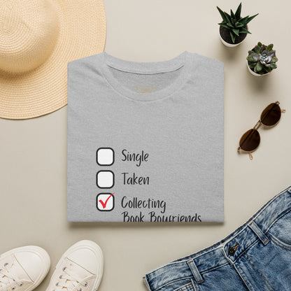 Collecting Book Boyfriends Cotton T-Shirt