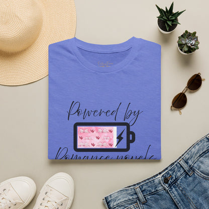 Powered By Romance Novels Cotton T-Shirt