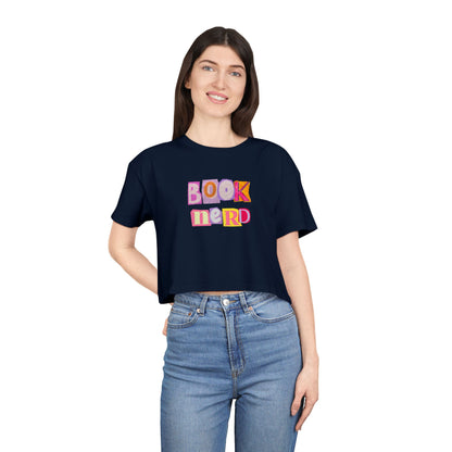 Book Nerd Crop Tee