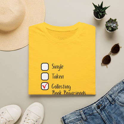 Collecting Book Boyfriends Cotton T-Shirt