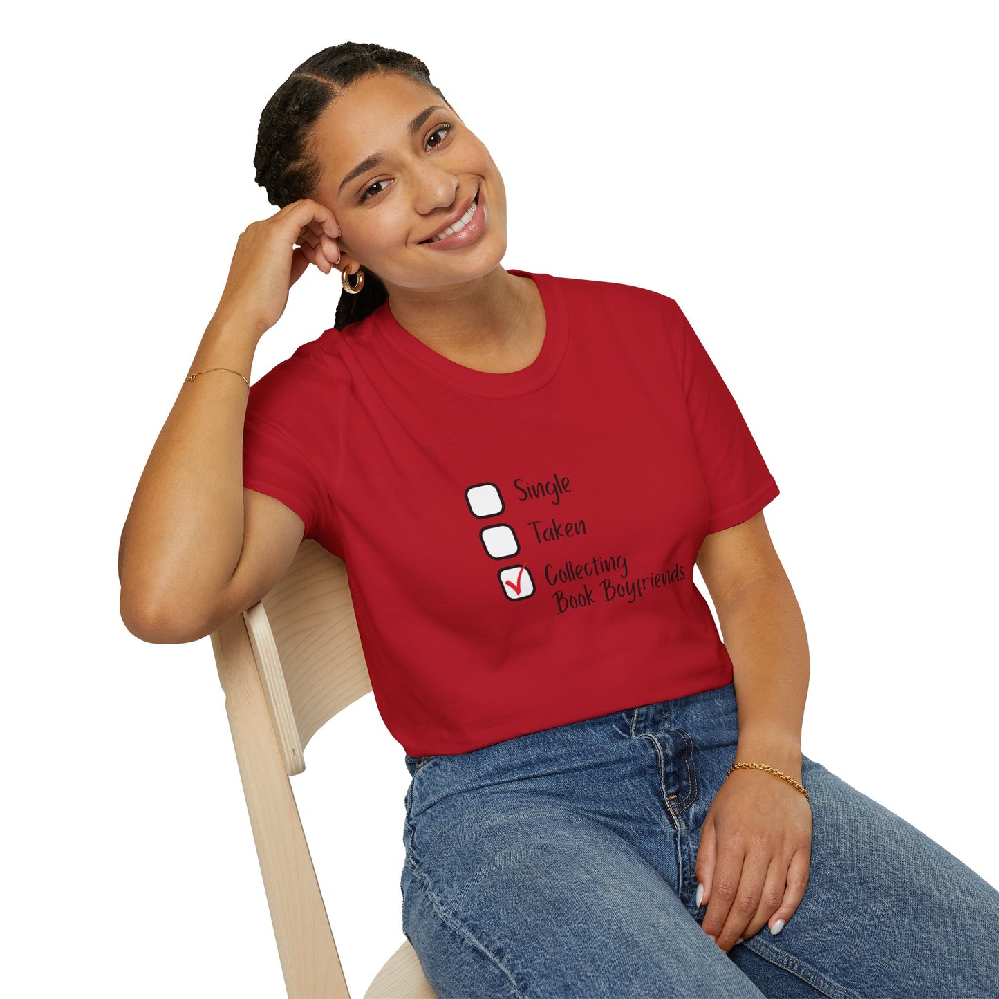 Collecting Book Boyfriends Cotton T-Shirt