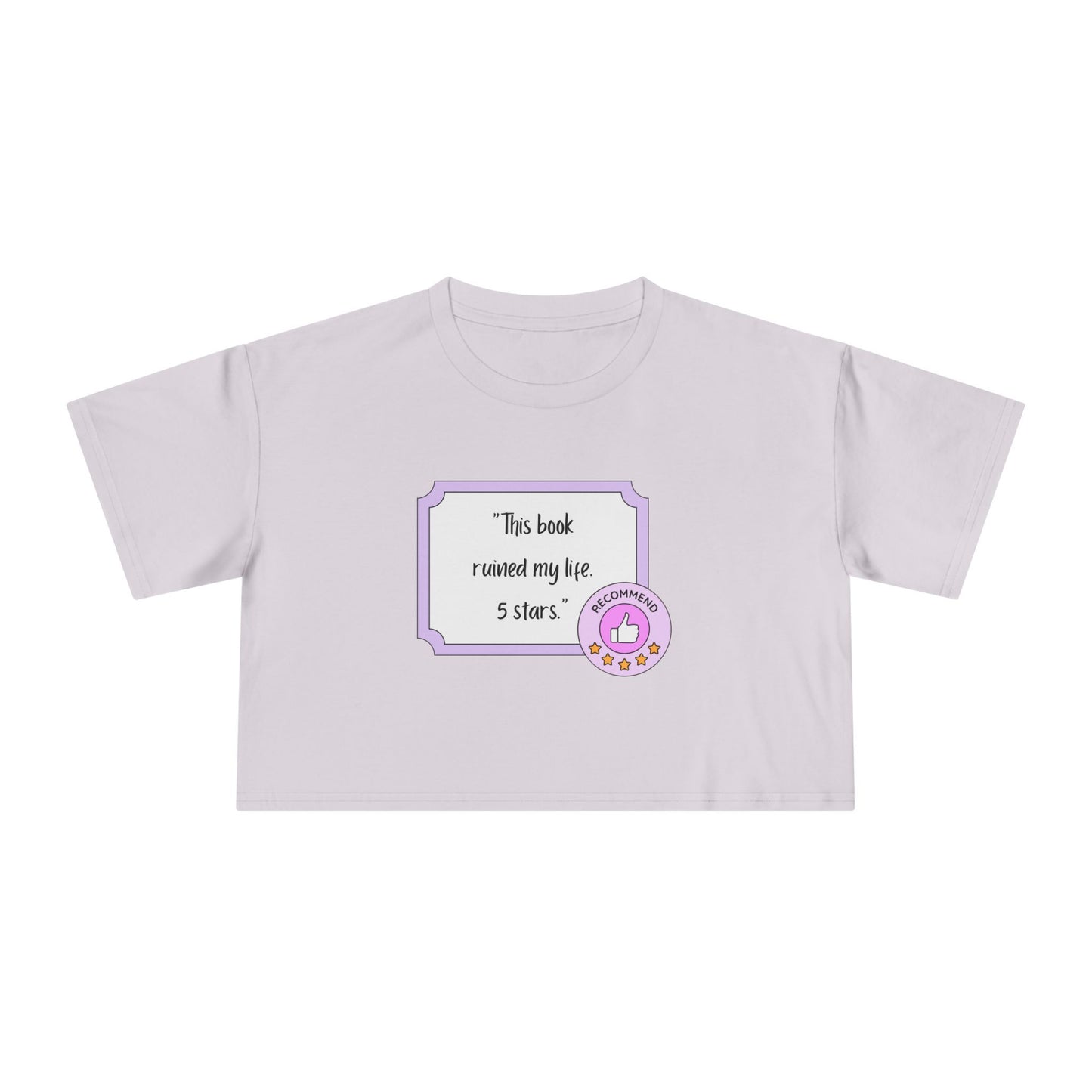 This Book Ruined My Life Crop Tee