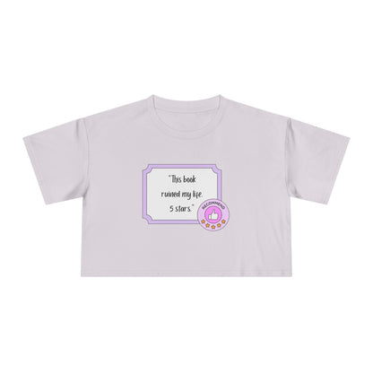 This Book Ruined My Life Crop Tee