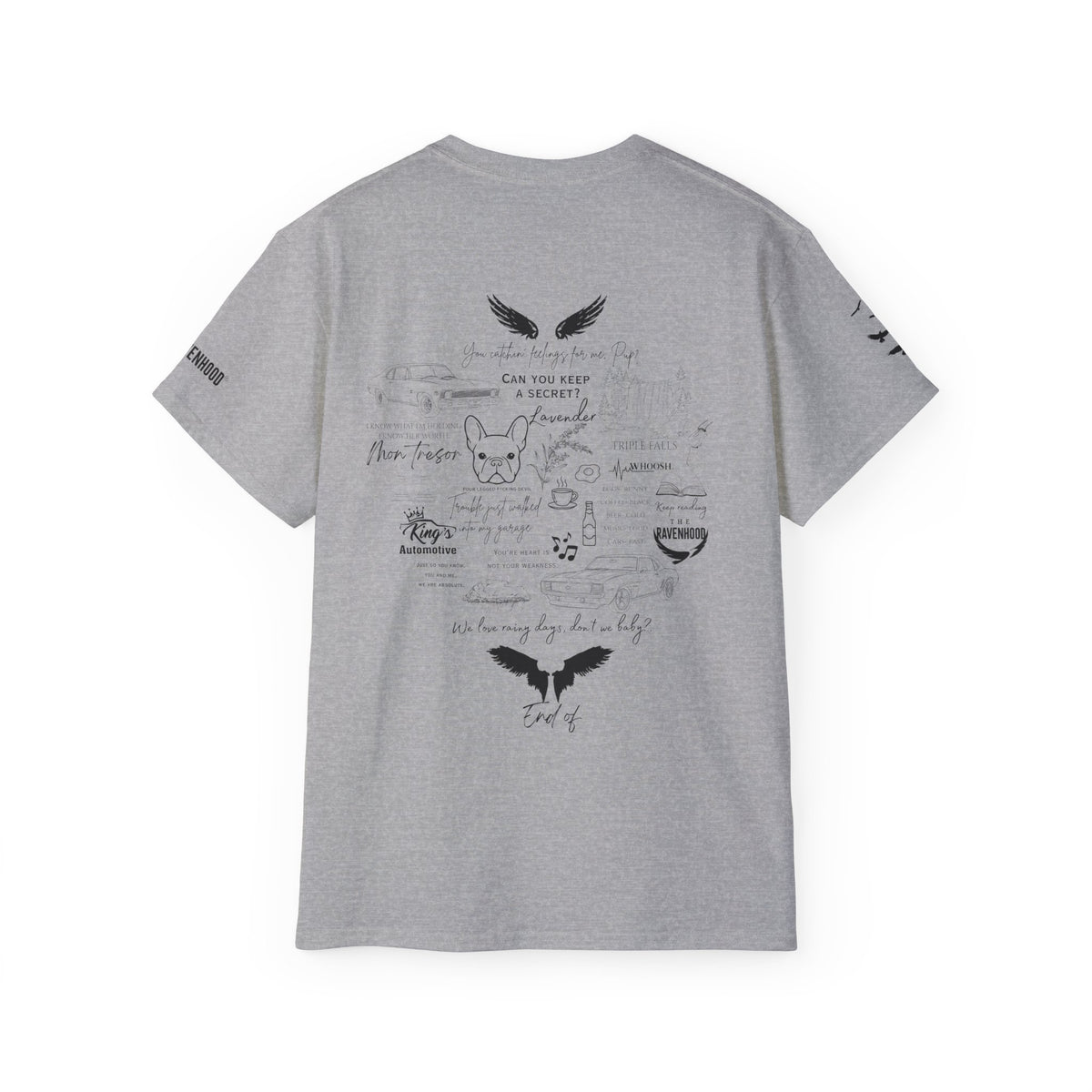 Officially Licensed The Ravenhood Feature Cotton Tee