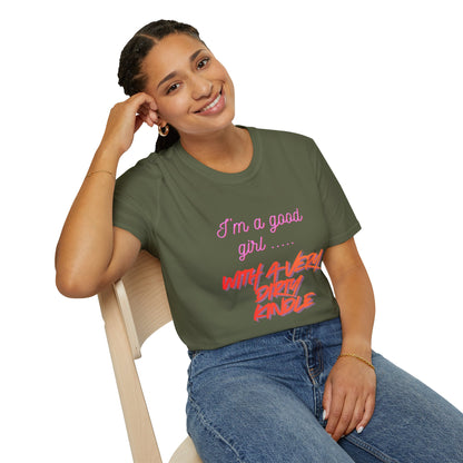 Good Girl, Dirty Kindle Cotton T-Shirt