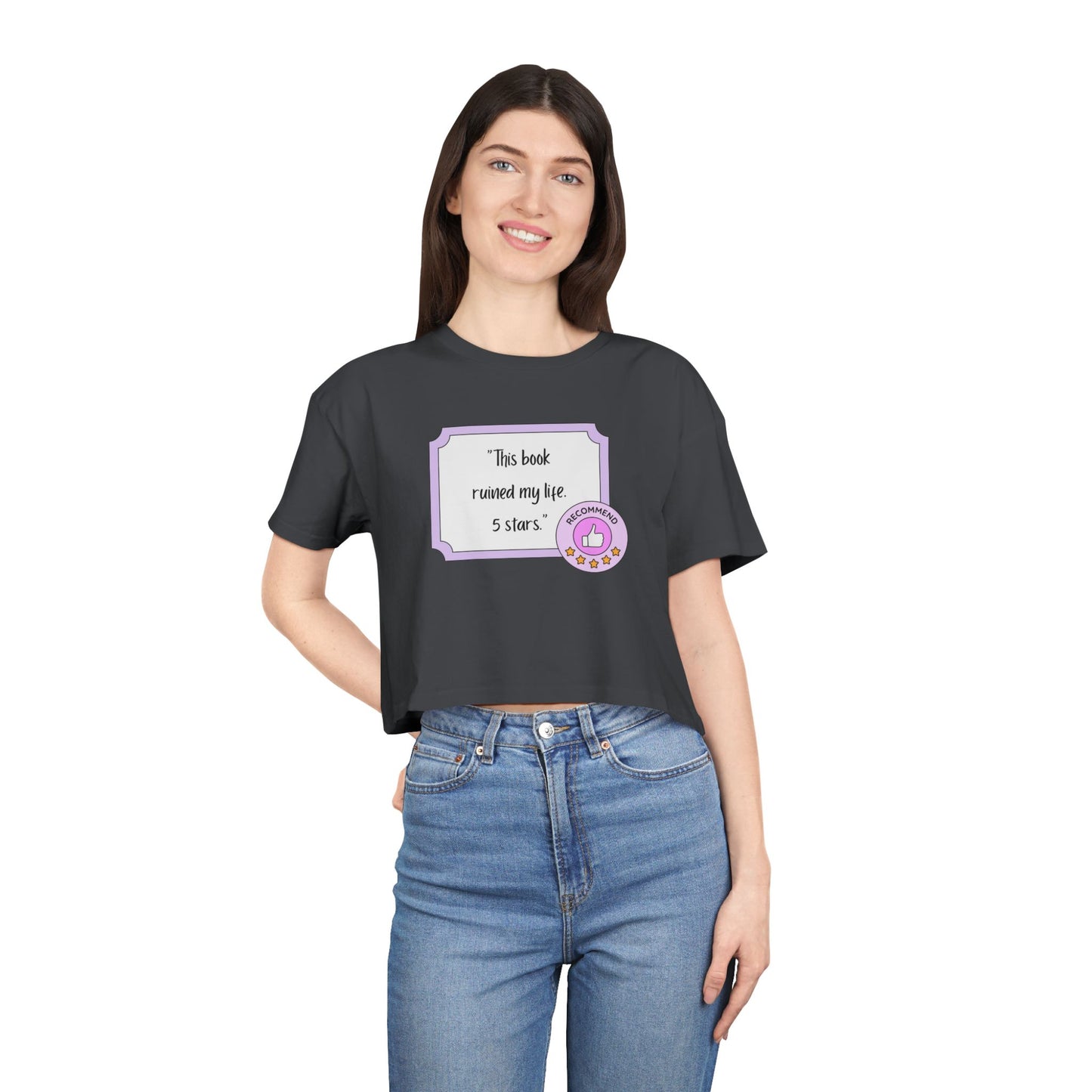 This Book Ruined My Life Crop Tee
