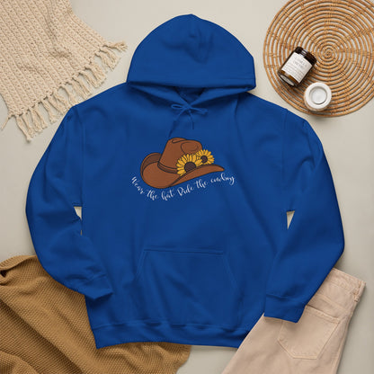 Wear the Hat. Ride the Cowboy Hoodie