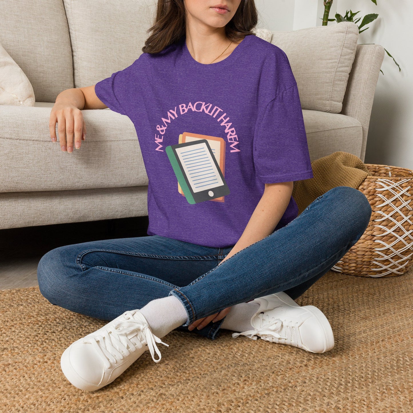 Backlit Harem Cotton T-Shirt