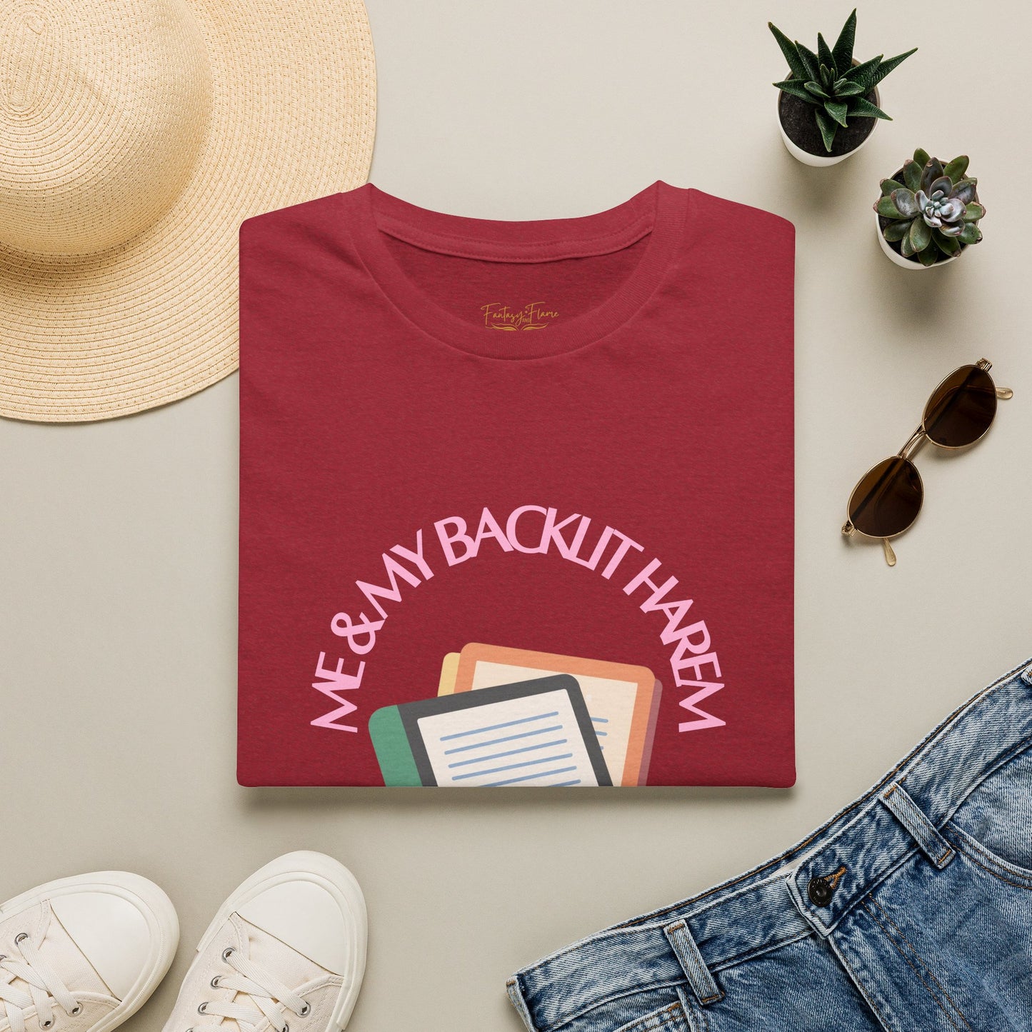 Backlit Harem Cotton T-Shirt