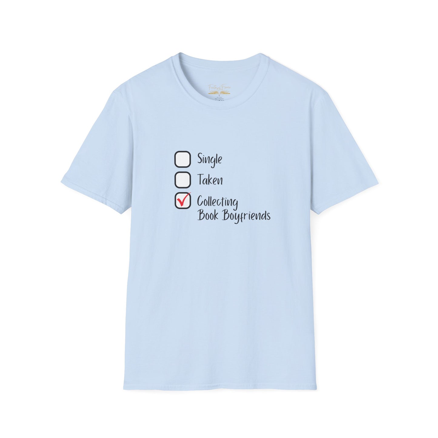 Collecting Book Boyfriends Cotton T-Shirt
