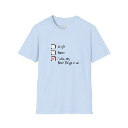 Collecting Book Boyfriends Cotton T-Shirt