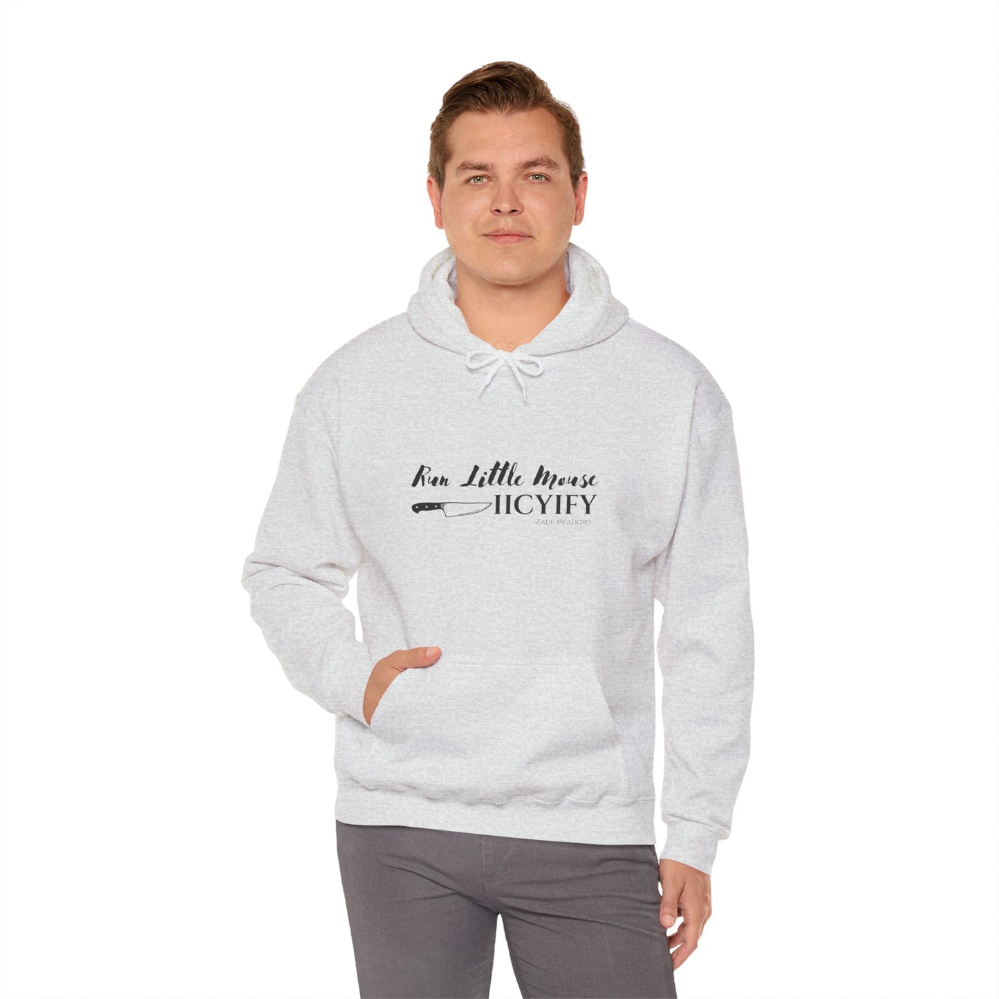 Run Little Mouse Light Hoodie