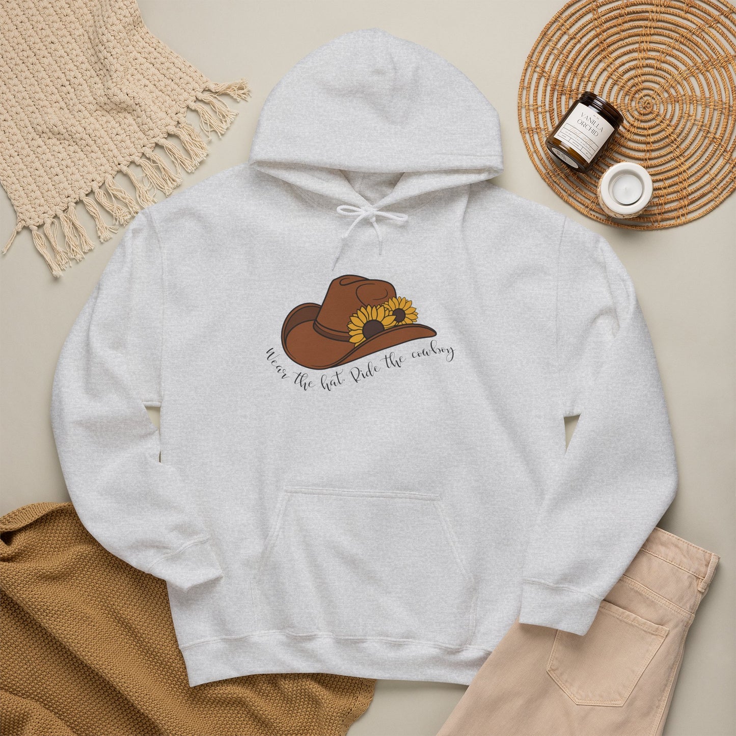 Wear the Hat. Ride the Cowboy Hoodie