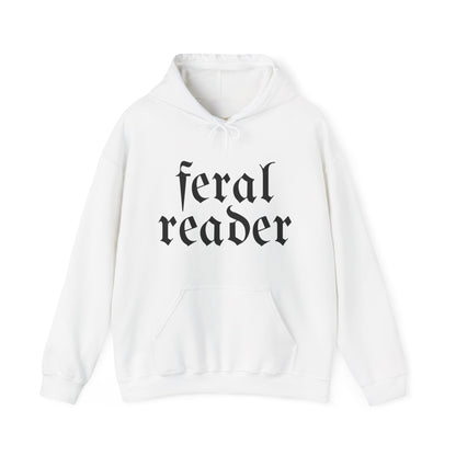 Feral Reader (black script) Hoodie