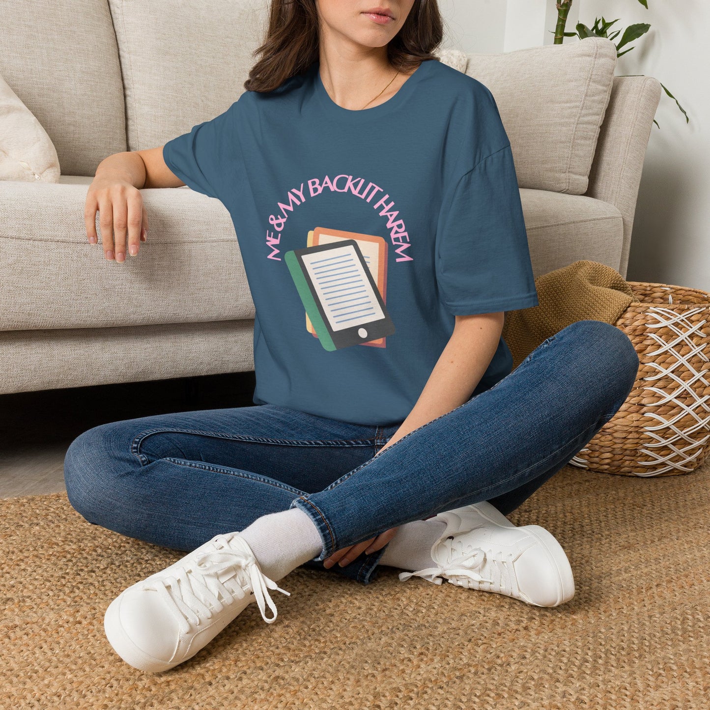 Backlit Harem Cotton T-Shirt