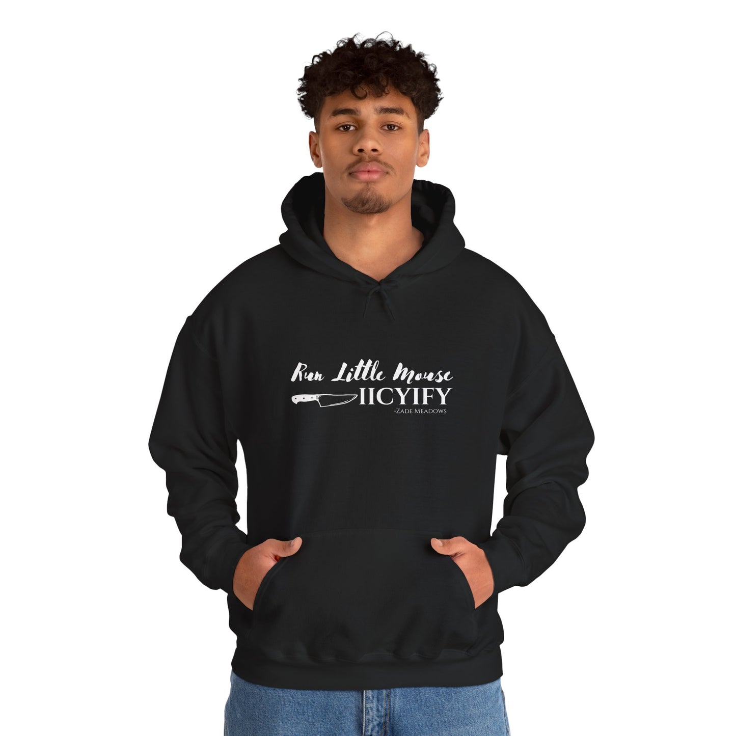 Run Little Mouse Dark Hoodie