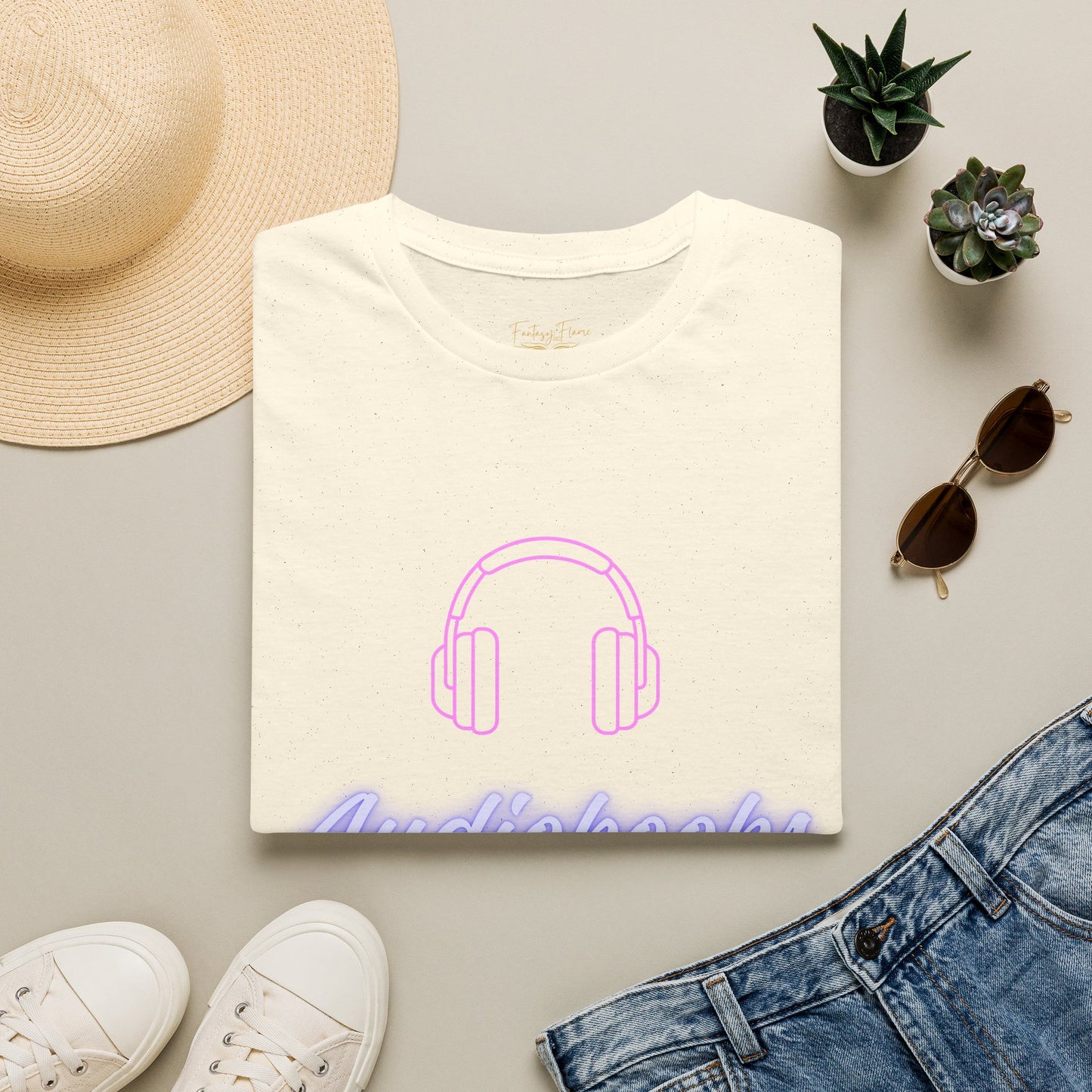 Audiobooks Cotton T-Shirt