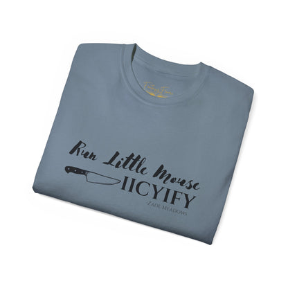 Run Little Mouse Light Cotton T-shirt
