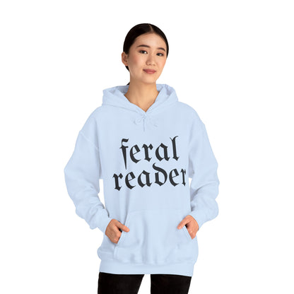Feral Reader (black script) Hoodie