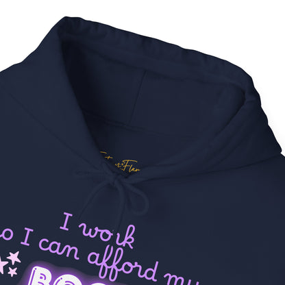I Work to Afford My Book Addiction Hoodie