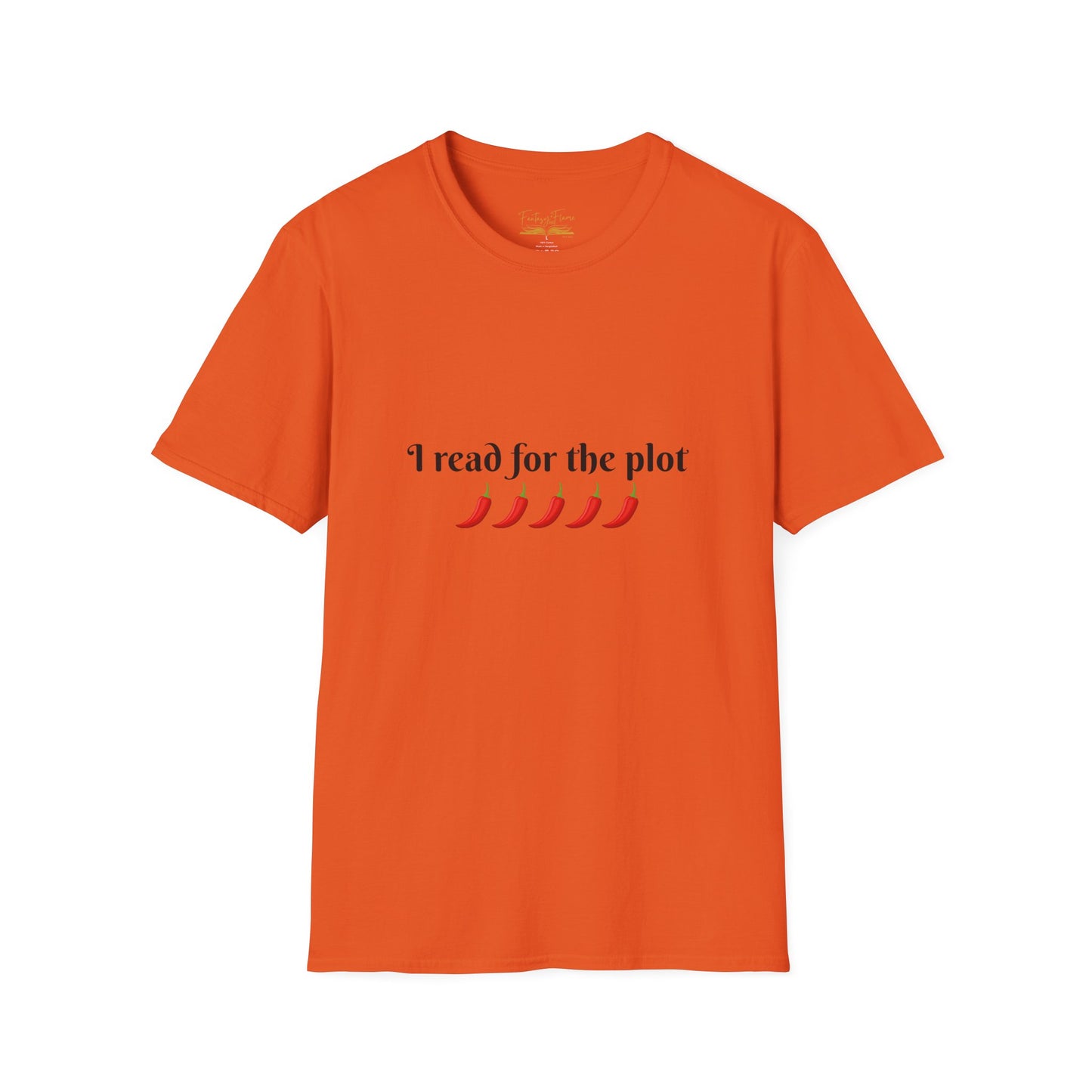 I Read For The Plot Cotton T-Shirt