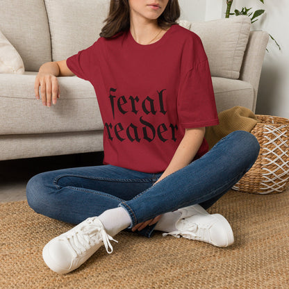 Feral Reader Cotton T-Shirt