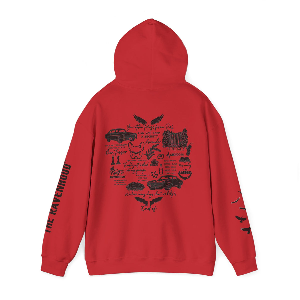 Officially Licensed The Ravenhood Feature Hoodie