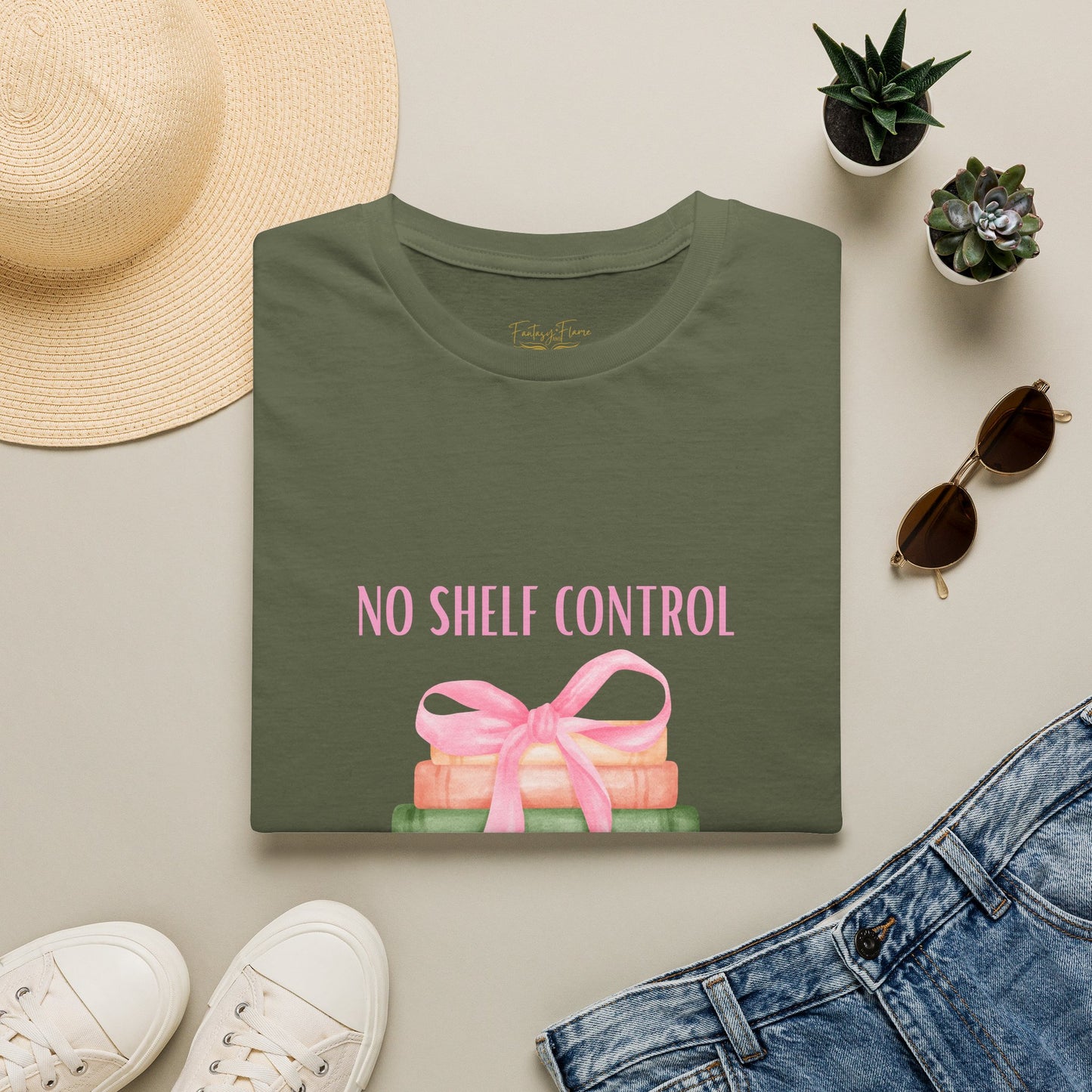 No Shelf Control cotton T-Shirt
