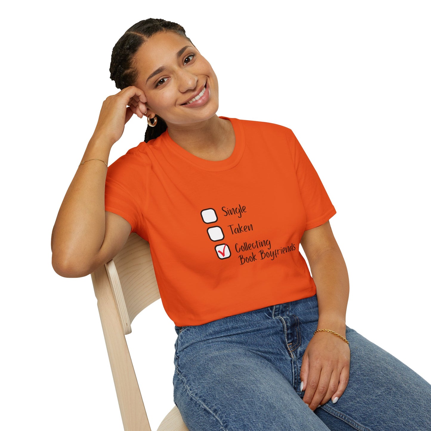 Collecting Book Boyfriends Cotton T-Shirt
