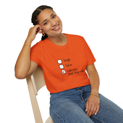 Collecting Book Boyfriends Cotton T-Shirt