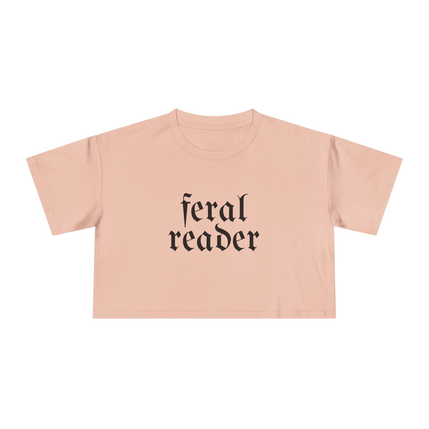 Feral Reader Crop Tee