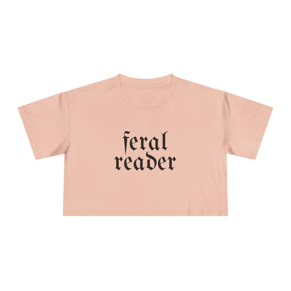 Feral Reader Crop Tee